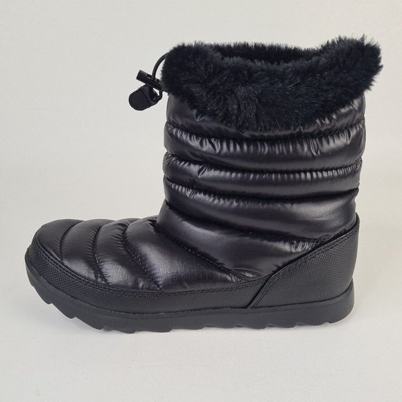 The North Face Women Bootie Fur Thermal Micro FL Waterproof Black - Picture 2 of 12